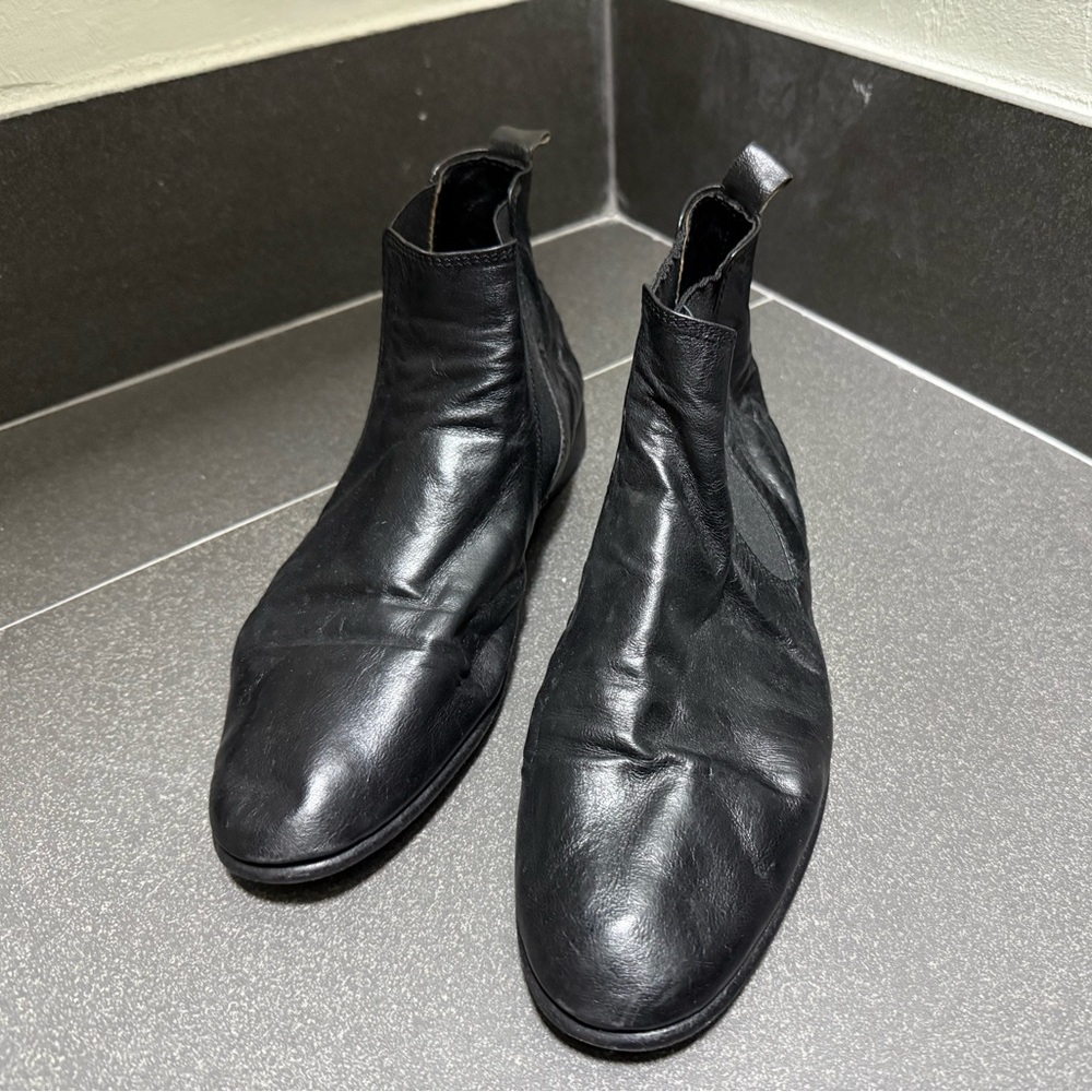 Jo Ghost soft leather  black ankle bootie